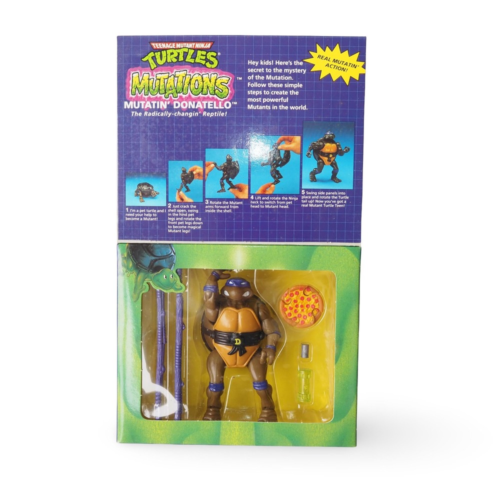 TMNT Mutations Mutatin Donatello 1992 Vintage Playmates‎ Action Figure No 5222